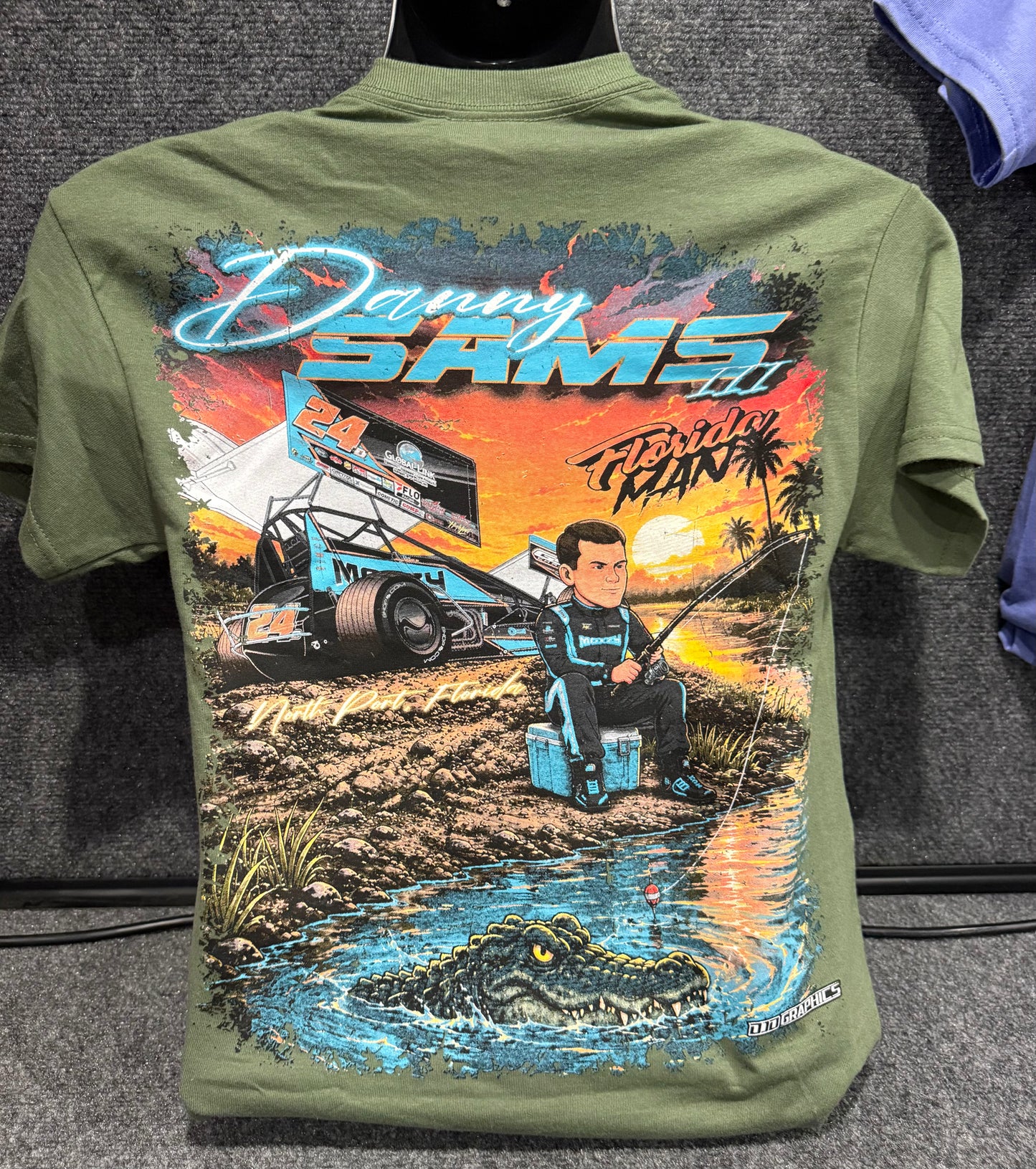 FISHING T-SHIRT - GREEN