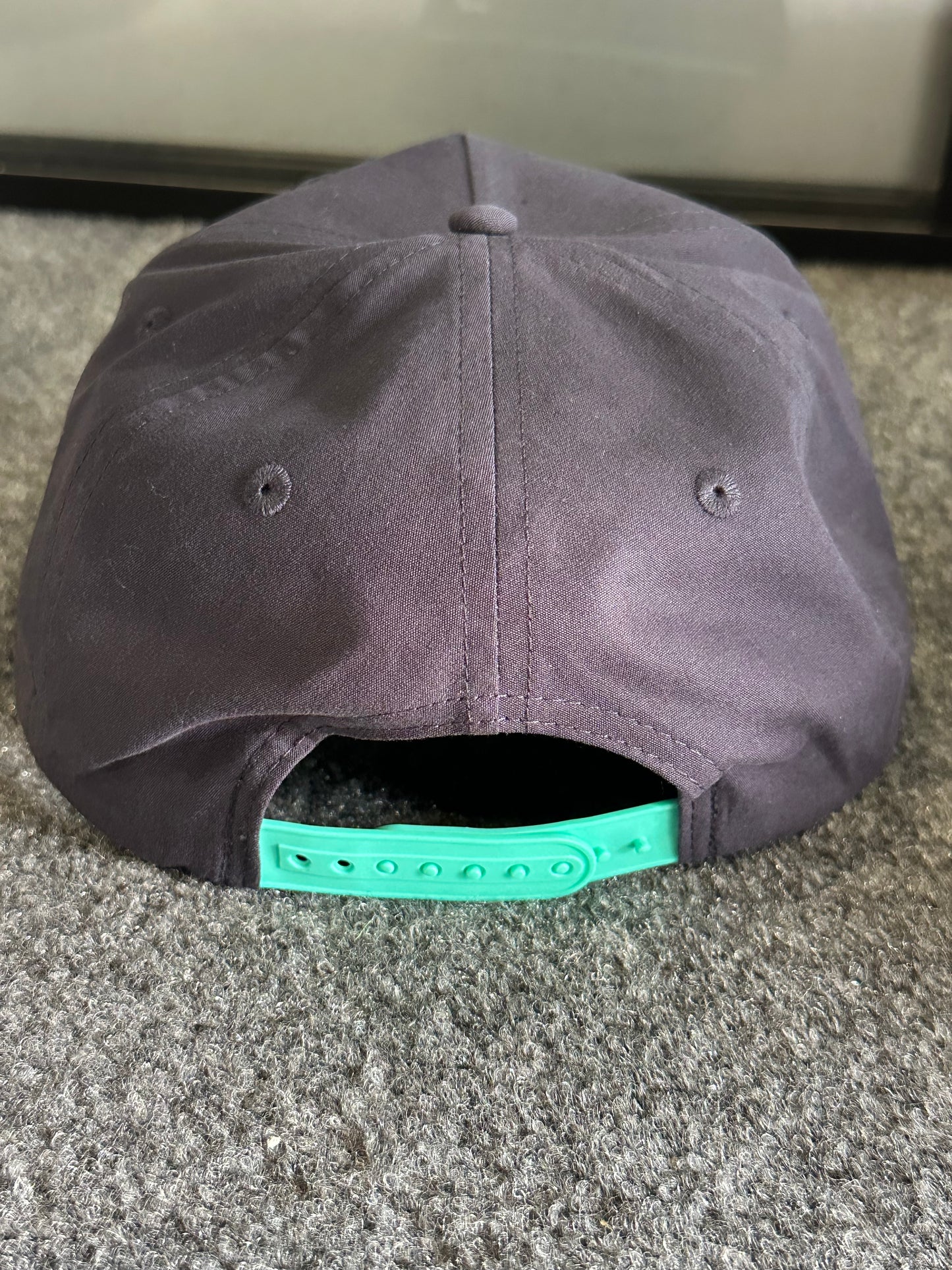 D3 HAT NAVY W/ TEAL ROPE