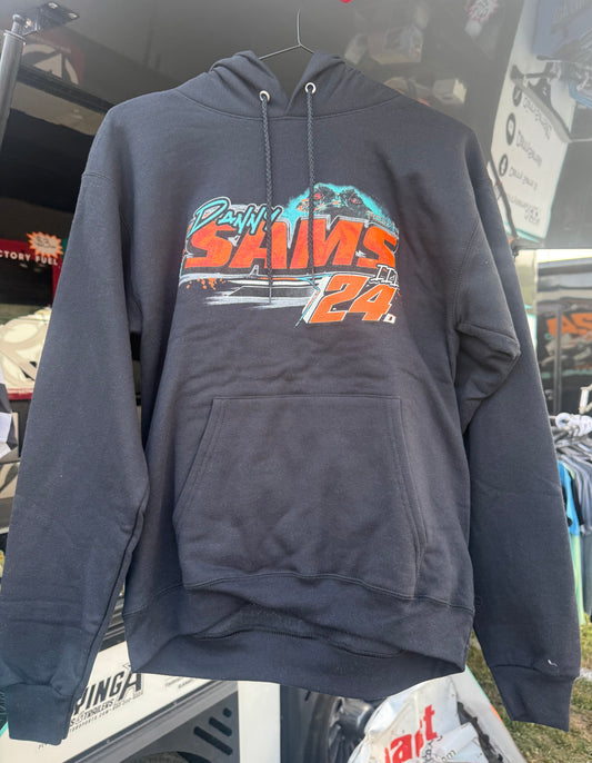 PEEKING GATOR HOODIE - BLACK