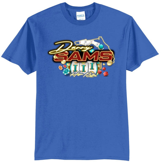 High Roller Tee Blue