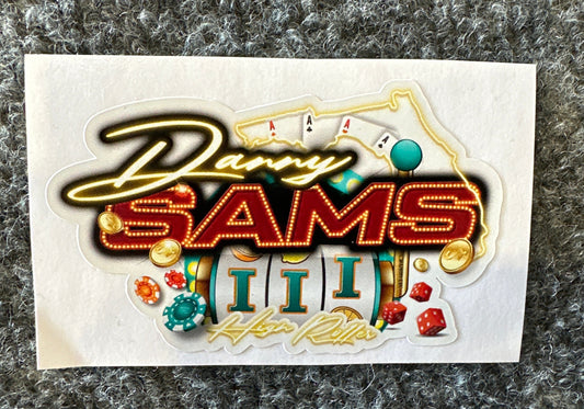 Danny Sams III Decal