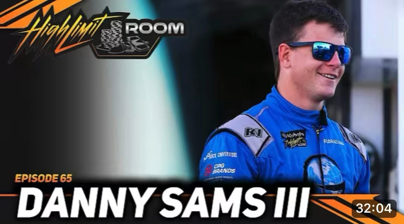 Load video: Danny Sams III joins the show to discuss the beginning of his Interstate Batteries High Limit Racing sophomore season, alligators, his new chassis and more.